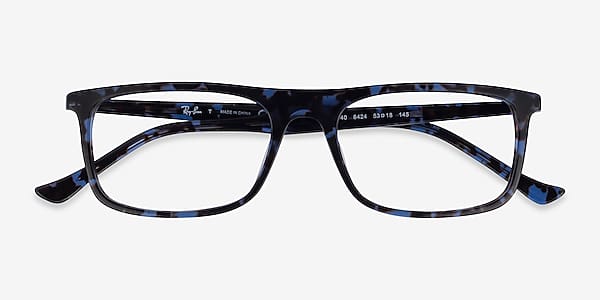 Blue Tortoise Ray-Ban RB5440 -  Acetate Eyeglasses