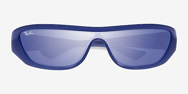 Shiny Blue Ray-Ban RB4431 Xan -  Eco-friendly Sunglasses