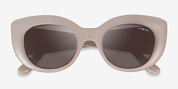 Matte Milk Tea Vogue Eyewear VO5480S -  Plastic Sunglasses