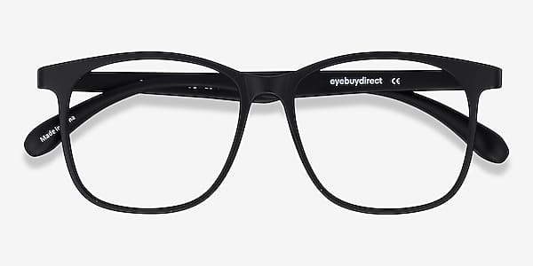 Matte Black Character -  Plastic Eyeglasses