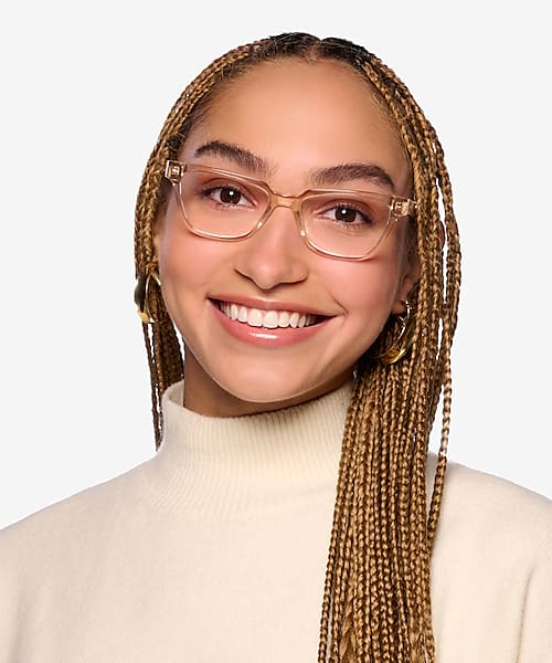 Translucent Nude Alyssum -  Acetate Eyeglasses