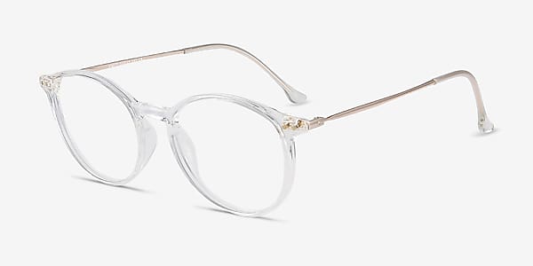 Clear Amity -  Plastic-metal Eyeglasses